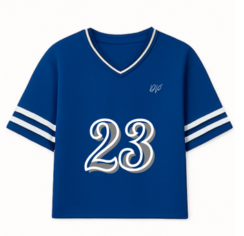 Maillot 23 Oversize Mixte Bleu