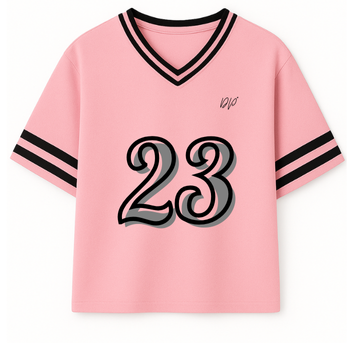 Maillot 23 Oversize Mixte Rose